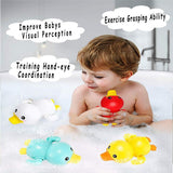 Wind-Up Cute Duck Bath Toy for Babies & Toddlers | Floating Swimming Water Toy for Kids 1 to 5 Years Old | Random Color, Pack of 1 | Baby Bathtub Toy, Infant Pool Toy, Wind Up Water Toy