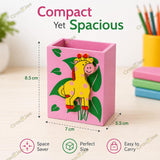 Wooden Pen Stand for Kids, Colourful Pencil Holder & Desk Stationery Organiser, Birthday Return Gifts and Party Favours for Boys and Girls 6-10 years old, Kanjak Gifts
