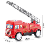 Fire Rescue Truck Toy with Light & Sound | 360° Rotating Ladder & Bump and Go Action | Fire Engine/Fire Brigade Truck Toy for Kids Boys Aged 3, 4, 5, 6 Years Old | Battery Operated