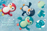 Wind-Up Cute Penguin Bath Toy for Babies & Toddlers | Floating Swimming Water Toy for Kids 1 to 5 years old | Random Color, Pack of 1 | Baby Bathtub Toy, Infant Pool Toy, Wind Up Water Toy
