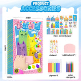 Rainbow Scratch Art for Kids, Squeegee Painting Kits, Rainbow Scratch Paper Art Set Notebooks, Magic Dot Scratch Painting Party DIY Gifts for Girls and Boys Ages 6 7 8 9 10 11 +