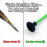 Super Archery Bow and Arrow Set for Kids with quiver | Indoor Outdoor Archery Game with 4 Suction Tip Arrows | Boys Toys Age 4-14 Years | Action Adventure Shooting Game Toy