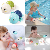 Wind-Up Turtle Bath Toy for Babies & Toddlers | Floating Swimming Water Toy for Kids 1 to 5 years old | Random Color, Pack of 1 | Baby Bathtub Toy, Infant Pool Toy, Wind Up Water Toy