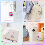 DIY Diamond Painting Sticker Kit for Girls, 15 Cute Unicorn & Sweet Theme Gem Art Stickers, 5D Diamond Art & Craft Activity Kit, Creative Birthday Gift for Girls 6-12 Years