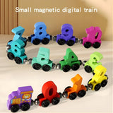 Small Wooden Magnetic Digital Train Toy for Kids (0–10) | Montessori & STEM Learning Number Train with Engine | Early Learning Educational Toy for Toddlers & Preschool Kids