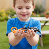 10 PCS Jumbo Insect Toys for Kids | Realistic Insects Toys Set for Pretend Play, Prank Toy Fun, Learning & Educational Activities | Big Size Bug Figures for Boys & Girls