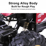 1:16 Remote Control Car - 2WD Light and Smoke Mist Car | Monster Truck with Rechargeable Battery | 4 Wheels Climb Off Road High Speed | Car Toys for Kids - Rock Crawler - Random Colors