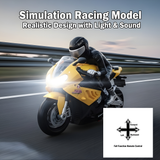 2.4GHz Remote Control Bike with Real Smoke Effect, Hindi Music & Lights | 4 Direction + 360° Rotation RC Motorcycle | Rechargeable Battery Included | Remote Bike Toy for Kids Boys & Girls