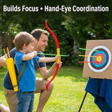 Super Archery Bow and Arrow Set for Kids with quiver | Indoor Outdoor Archery Game with 4 Suction Tip Arrows | Boys Toys Age 4-14 Years | Action Adventure Shooting Game Toy