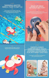 Wind-Up Cute Penguin Bath Toy for Babies & Toddlers | Floating Swimming Water Toy for Kids 1 to 5 years old | Random Color, Pack of 1 | Baby Bathtub Toy, Infant Pool Toy, Wind Up Water Toy