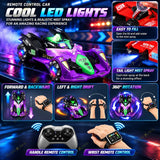 Formula Style F1 4WD RC Drift Car with Wrist Gesture & 2.4GHz Dual Control | 360° Rotation, Mist Smoke, RGB Lights & Music | Rechargeable Stunt Racing Car Toy for Kids Boys & Girls Age 6+