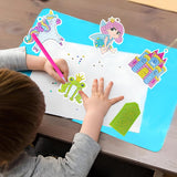 DIY Diamond Painting Sticker Kit for Girls, 15 Princess, Fairy & Unicorn Gem Art Stickers, 5D Diamond Art & Craft Kit with Colourful Rhinestones & Tools, Birthday Gift for Girls 6-12 Years
