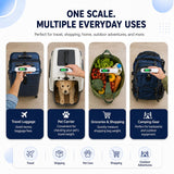 Weight Machine for Luggage - 50kg Capacity, Portable Hanging Weighing Scale for Bags, Baggage, Travel, Shop, Home & Gas Cylinder - Suitcase Weighing Scale, Luggage Scale for Flights