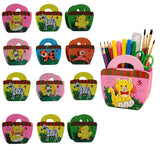 Wooden Pen Stand for Kids, Colourful Pencil Holder & Desk Stationery Organiser, Birthday Return Gifts and Party Favours for Boys and Girls 6-10 years old, Kanjak Gifts