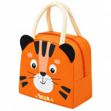 Cartoon Print Insulated Lunch Bag for Kids | School Tiffin Bag