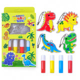 Multi Theme Mess-Free Glue Painting Kit | DIY Keychain Craft Set