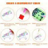 DIY Diamond Painting Sticker Kit for Girls, 15 Princess, Fairy & Unicorn Gem Art Stickers, 5D Diamond Art & Craft Kit with Colourful Rhinestones & Tools, Birthday Gift for Girls 6-12 Years