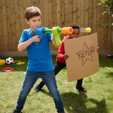 Foam Ball Blaster Toy Gun | Air-Powered Soft Bullet Shooter with 8 Foam Balls | Safe Pump Action Toy Gun for Kids 6+ | Outdoor Fun Games, Birthday Gift for Boys & Girls - Multi Color