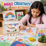 Acrylic Marker Pens Set | 12 Shades Multi-Surface Paint Markers for Rock, Wood, Glass, Ceramic & Fabric Painting | Art Craft, Calligraphy, Doodling, Sketching & DIY Projects