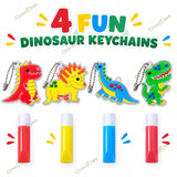 Multi Theme Mess-Free Glue Painting Kit | DIY Keychain Craft Set