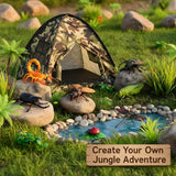 10 PCS Jumbo Insect Toys for Kids | Realistic Insects Toys Set for Pretend Play, Prank Toy Fun, Learning & Educational Activities | Big Size Bug Figures for Boys & Girls