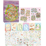 Miniature Worlds Sticker Activity Book for Kids | Random Theme DIY Mini House Scene Creator with Hundreds of Stickers, Tearable Pages & Reference Artwork | Creative Learning Toy (Pack of 1)