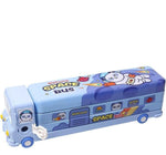 Space Or Unicorn Printed Plastic Pencil Box with Moving Tyres and Sharpner for Boys/ Girls Perfect and Childern Gifting