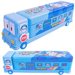 Space Or Unicorn Printed Plastic Pencil Box with Moving Tyres and Sharpner for Boys/ Girls Perfect and Childern Gifting