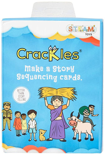 Create Your Own Story-Sequencing Cards for Storytelling and Picture Interpretation Game, Special Education Materials Improve Language Skills Pack of 1 for Birthday Return Gifts