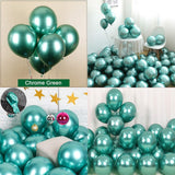 Super Shiny HD Metallic Green Chrome Balloon for Party Decorations - 1 piece