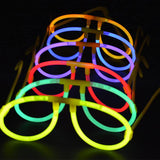 Luminous Glow Sticks Plastic Eye Glasses For Party Purpose Led Glow In The Dark Light (Pack Of 1 pack)