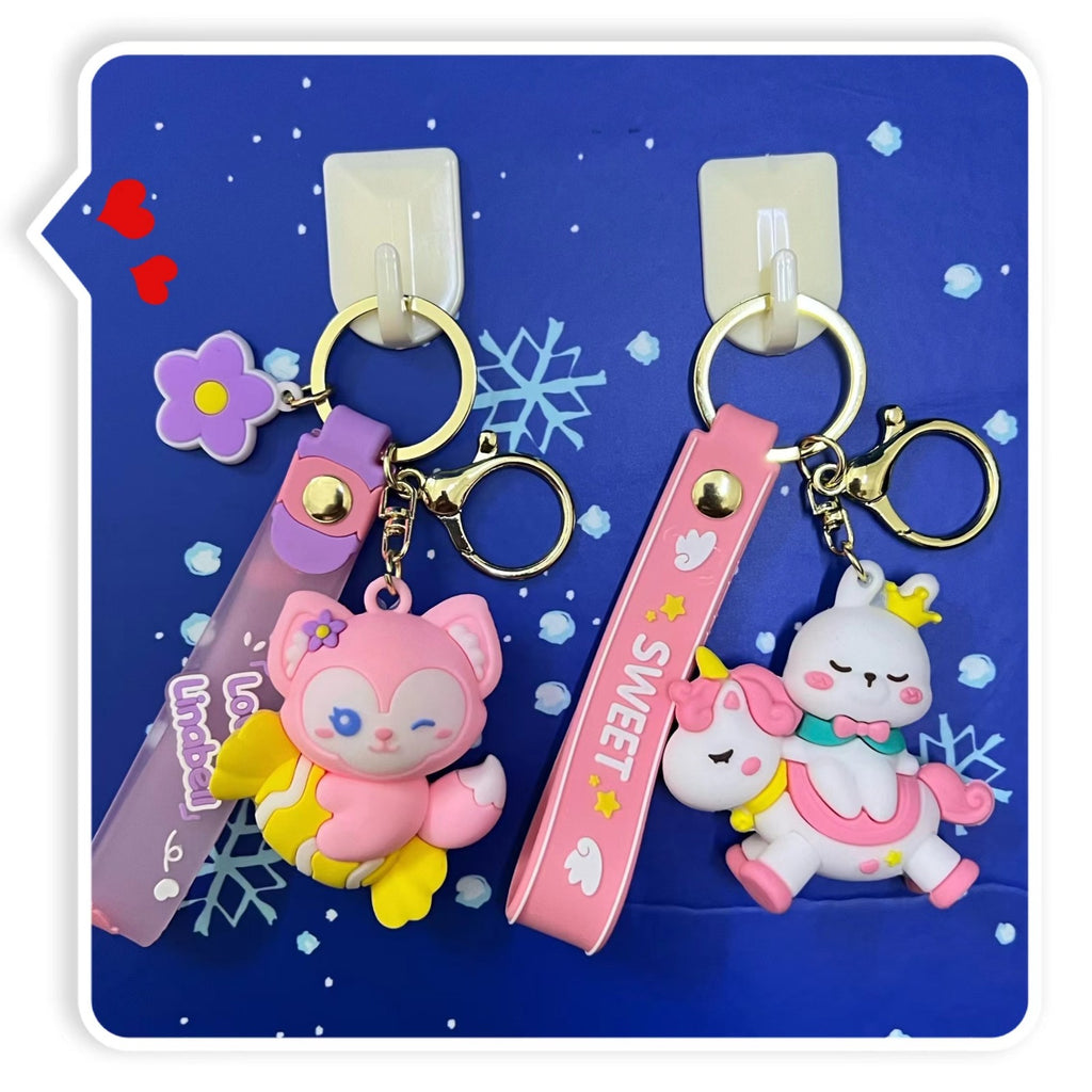 Cute and Attractive Silicone key chain, Ring Party Favor Key-Chains Do –  VibgyorVibes