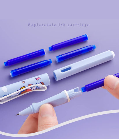 Weshopaholic Fountain Pen for Students, Erasable Pen Set for School Stationery  Gift for Kids, Birthday Return