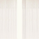 Metallic Fringe Pastel White Curtains Size 3 ft x 6 ft for Birthday, Anniversaries, Graduation, Retirement, Baby Shower, New Year Decoration- Pack of 1