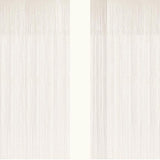 Metallic Fringe Pastel White Curtains Size 3 ft x 6 ft for Birthday, Anniversaries, Graduation, Retirement, Baby Shower, New Year Decoration- Pack of 1