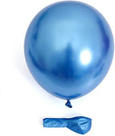 Super Shiny HD Metallic Chrome Balloons Blue for Party Decorations - 1 pc