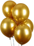 Super Shiny HD Metallic Chrome Balloons Gold for Party Decorations -Pack of 50