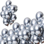 Super Shiny HD Metallic Chrome Balloons Silver for Party Decorations - 1 pc