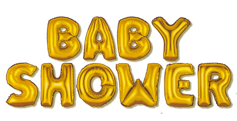 Golden Foil Balloon for Baby Shower Decoration