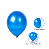 Happy Birthday Balloons Decoration Items Combo Kit Blue & Silver- 17 Pcs for Kids and adults