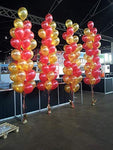 50 Pc Red and Golden Metallic Balloons for party Decorations Birthday, Anniversary, New Year, Christmas etc