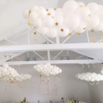 50 Pc Off White Metallic Balloons for party Decorations Birthday, Anniversary, New Year, Christmas etc