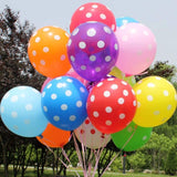 Polka Dots Balloon Dotted Multi Color Balloons Pack of 100 Balloons