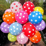 Polka Dots Balloon Dotted Multi Color Balloons Pack of 25 Balloons