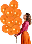Orange Metallic Balloons For Happy Birthday Decorations ,Baby Shower,Party Supplies,Bachelorette Bride To be - 1 piece