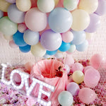 Pastel Rubber Balloons For any Party Decoration like anniversary, Birthday, Retirement, Valentine(Pack Of 100 pcs,Multicolor)