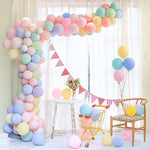 Pastel Rubber Balloons For any Party Decoration like anniversary, Birthday, Retirement, Valentine(Pack Of 100 pcs,Multicolor)