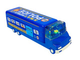 Double Decker Multi Level Metal SWAT Bus Pencil Case with Movable Wheels for Boys- Pack of 1 (Assorted Colours and Print)