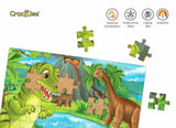 40 Pc Paperless Wooden MDF Jigsaw Puzzle Pre Historic Dinosaurs -Pack of 1