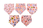 Absorbent Adjustable Size Printed Cotton Bandana Drool Bibs for Baby Boys and Girls - Pack of 1